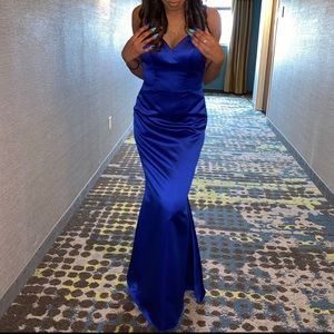 Dark Blue Prom Dress